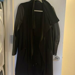 All Saints lamb leather/wool trench coat. Perfect condition.